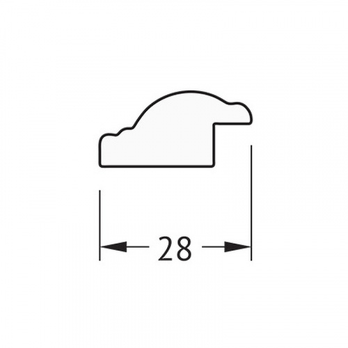 картинка Зеркало Evoform Definite 78х58 BY 0640 в багетной раме - Витое золото 28 мм от магазина Сантехстрой