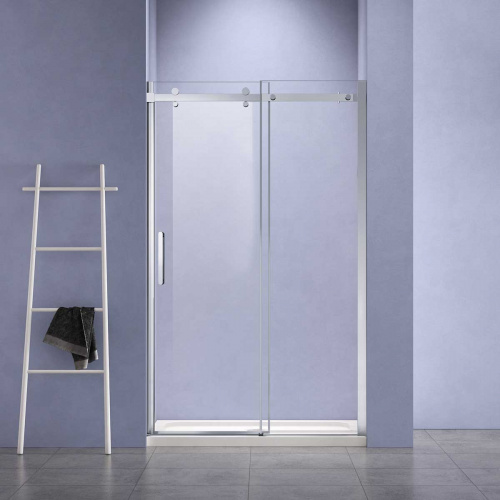 картинка Душевая дверь Como-N VDS-4CN120CL, 1200, хром, стекло прозрачное от магазина Сантехстрой