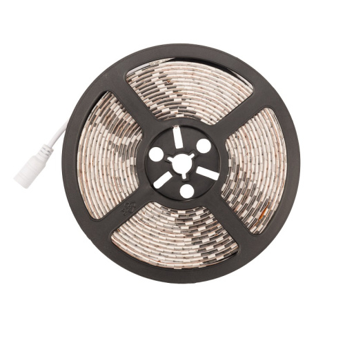 картинка LED лента 5м силикон,  10 мм,  IP65, SMD 5050, 60 LED/m,  12 V,  цвет свечения желтый LAMPER от магазина Сантехстрой