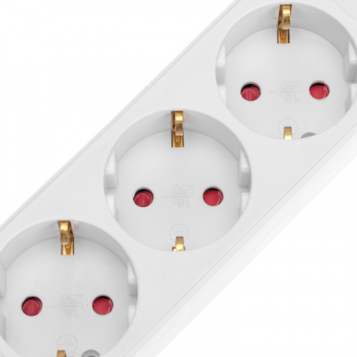 картинка Удлинитель STANDARD 3 гнезда,  5м,  3х1,0мм²,  с/з,  с выключателем,  2 USB,  белый REXANT от магазина Сантехстрой