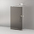 картинка Душевая перегородка Cezares Liberta 100x195 L-2-100-GR-Cr от магазина Сантехстрой
