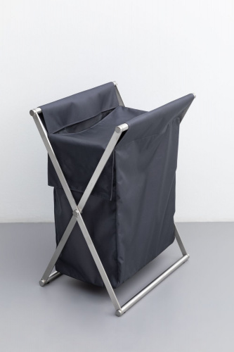 картинка Корзина для белья Allen Brau Priority сталь/серый от магазина Сантехстрой