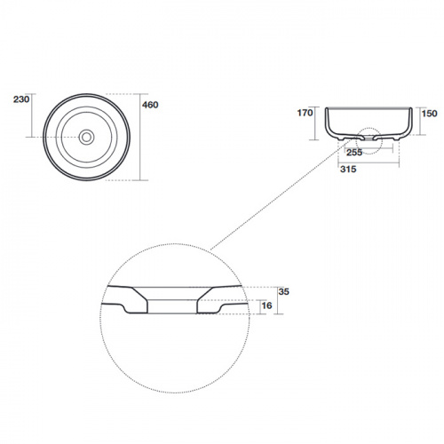 картинка Унитаз-компакт Azario ANTEO SQUARE 385х630х820 напольный, безободковый, с быстросъемным сиденьем микролифт (AZ-1218A) от магазина Сантехстрой