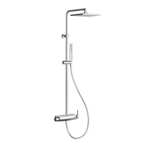 картинка Душевая стойка Mira, белое стекло от магазина Сантехстрой