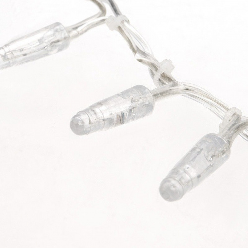 картинка Гирлянда Кластер 10 м,  прозрачный ПВХ IP65, 200 диодов,  цвет теплый белый от магазина Сантехстрой