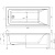 картинка Акриловая ванна Aquanet Bright 170x70 267835 без гидромассажа от магазина Сантехстрой