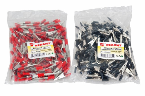 картинка Зажим «крокодил» 5 А 52 мм REXANT от магазина Сантехстрой
