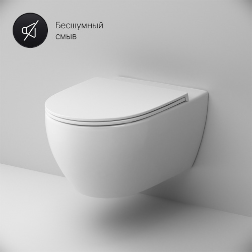 картинка IS49038.111700 Комплект инсталляция с клав Pro L черн мат с подв унит Awe FlashClean с сид м/лифт от магазина Сантехстрой