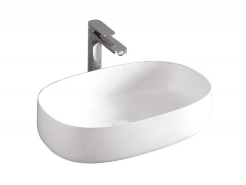 картинка Раковина, Artceram, Cognac, шгв 550*350*145, отверстия для смесителя-отсутствуют, The.Saniglaze, цвет-белый глянцевый от магазина Сантехстрой