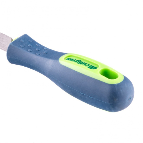 картинка Напильник, 300 мм, трехгранный, двухкомпонентная рукоятка, №2 Сибртех от магазина Сантехстрой