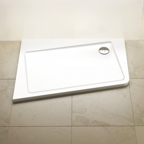 картинка Душевой поддон из искусственного камня Ravak 10° Asymetric Pro 120x90 L Белый от магазина Сантехстрой