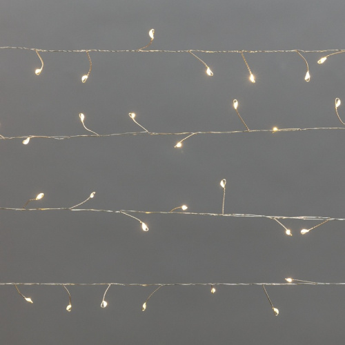 картинка Гирлянда роса Фейерверк с контроллером 20м,  500LED,  цвет свечения теплый белый,  на катушке NEON-NIGHT от магазина Сантехстрой