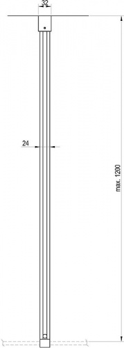 картинка Кронштейн для душевого ограждения Ravak Walk-In W Free GWD01000A096 Хром от магазина Сантехстрой