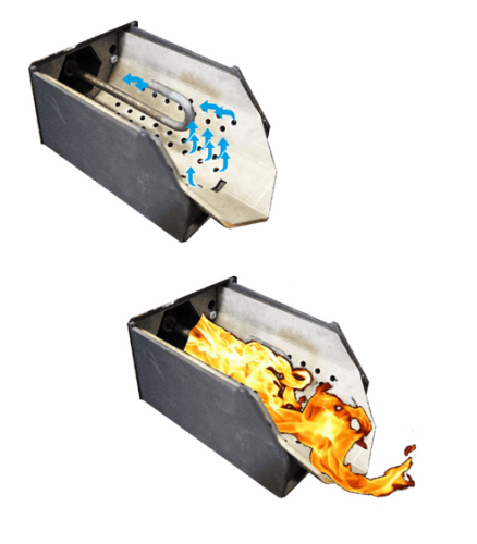 картинка Пеллетная горелка Zota Fox 5-25 (ГОРЕЛКА+ПУЛЬТ) от магазина Сантехстрой