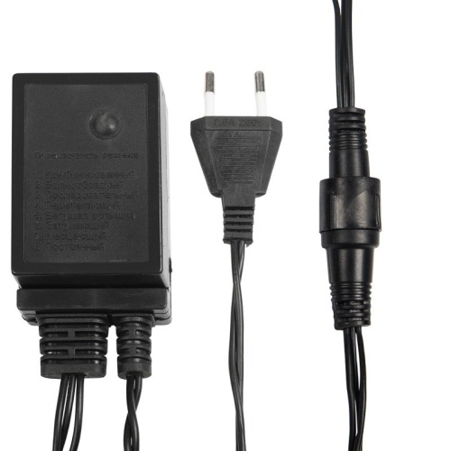 картинка Гирлянда Твинкл Лайт 20 м,  черный ПВХ,  200 диодов,  цвет теплый белый от магазина Сантехстрой