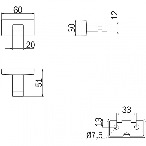 картинка Крючок Inda Lea A1820AOR Розовое золото от магазина Сантехстрой