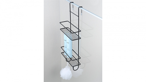 картинка Полка Fixsen для душевой кабины двухэтажная черная (FX-740B-2) от магазина Сантехстрой