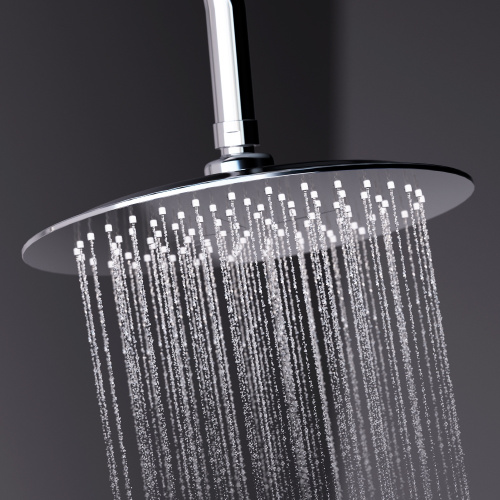 картинка 936780000 Scandinavian Pure душевая система с душевым смесителем-полкой, хром от магазина Сантехстрой