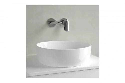 картинка Раковина накладная Villeroy & Boch Antao 400x395x145 мм, цвет альпийский белый 4A72 40 R1 00337441 от магазина Сантехстрой