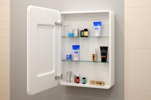 картинка Зеркальный шкаф Misty Элиот 600x800 левый от магазина Сантехстрой