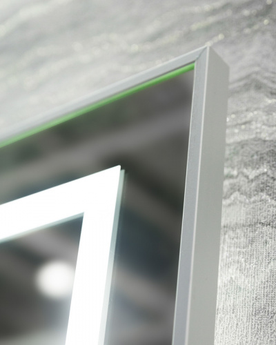 картинка Зеркало BelBagno Kraft 140 SPC-KRAFT-1400-800-LED-TCH-WARM с подсветкой Сатин с сенсорным выключателем и подогревом от магазина Сантехстрой