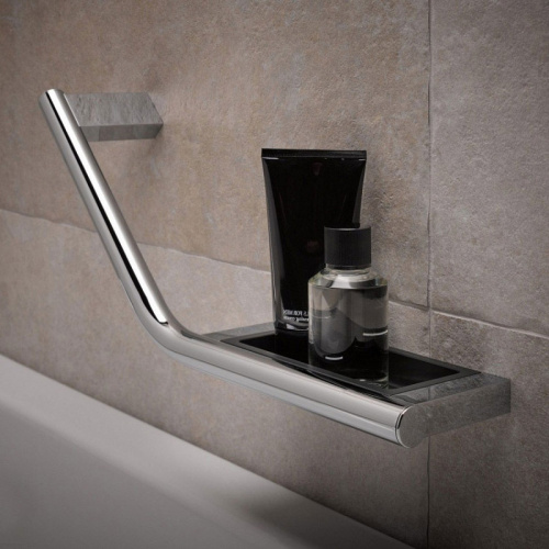 картинка Поручень Keuco Plan 45 L 14909 012037 с мыльницей Хром от магазина Сантехстрой