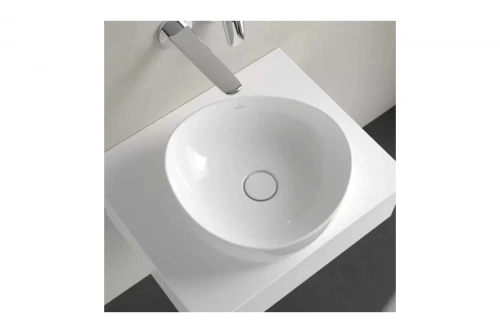 картинка Раковина накладная Villeroy & Boch Antao 400x395x145 мм, цвет альпийский белый 4A72 40 R1 00337441 от магазина Сантехстрой