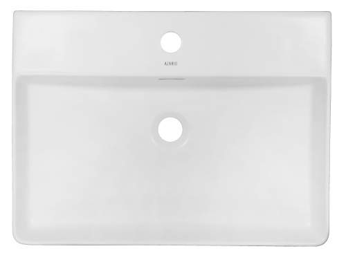 картинка Раковина накладная Azario 600х420х120 прямоугольная, белый матовый (AZ-2173-MW) от магазина Сантехстрой