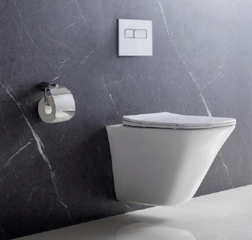 картинка Унитаз BelBagno Marmi BB052CHR подвесной без сиденья от магазина Сантехстрой