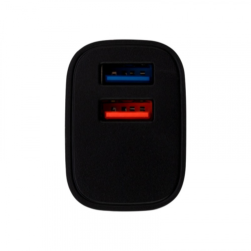 картинка Сетевое зарядное устройство REXANT 2 x USB,  5V,  2.4 A,  черное от магазина Сантехстрой