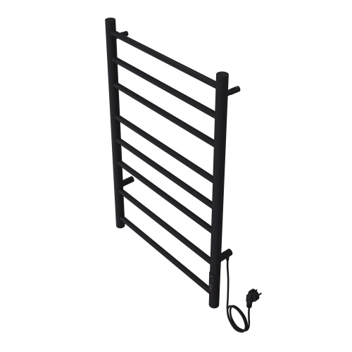 картинка Полотенцесушитель электрический AZARIO PARMA 500/800 8 секций, диммер справа, черный (AZ10858B) от магазина Сантехстрой