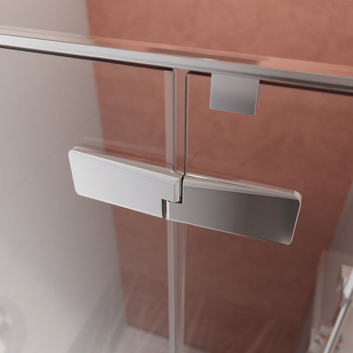 картинка Душевая дверь Cezares Liner 100 L LINER-B-12-100-C-Cr-L профиль Хром стекло прозрачное от магазина Сантехстрой