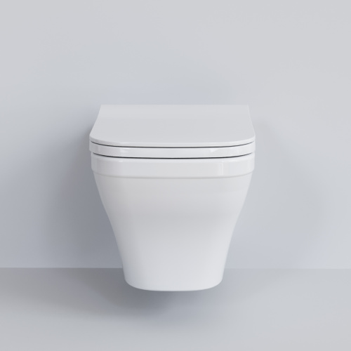 картинка Сиденье д/унитаза Ambassador Benefit 202T20001S (тонкое) БЕЛОЕ от магазина Сантехстрой