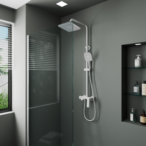 картинка Душевая система с изливом RUSH Thira (TR3635-50White) от магазина Сантехстрой