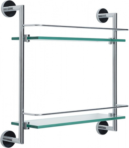 картинка Стеклянная полка Allen Brau Priority 6.31015-00 Хром от магазина Сантехстрой
