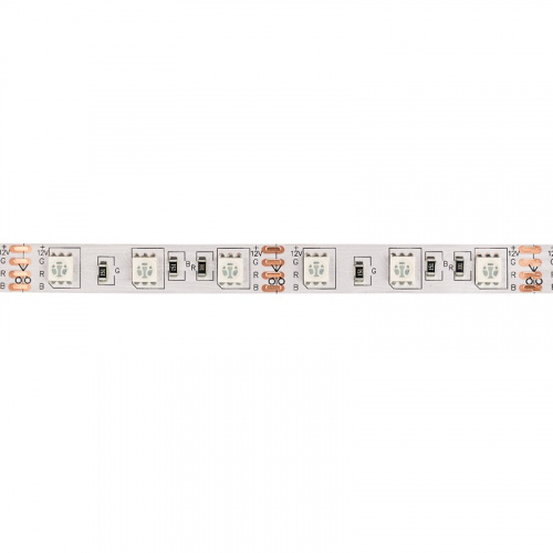 картинка LED лента 5м открытая,  10 мм,  IP23, SMD 5050, 60 LED/m,  12 V,  цвет свечения RGB LAMPER от магазина Сантехстрой