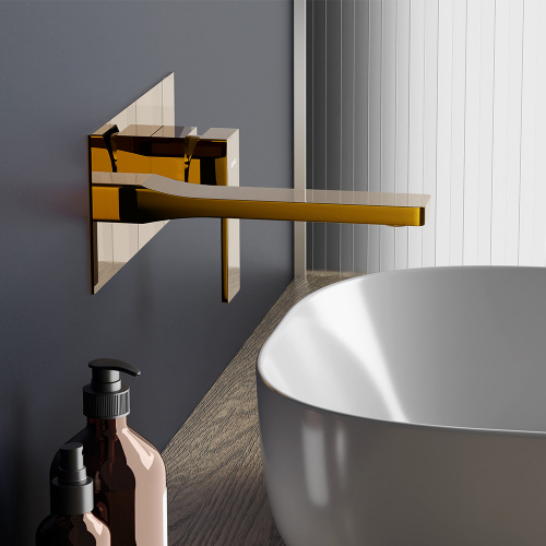 картинка 530260600 Gala, встраиваемый смеситель для раковины, золото от магазина Сантехстрой