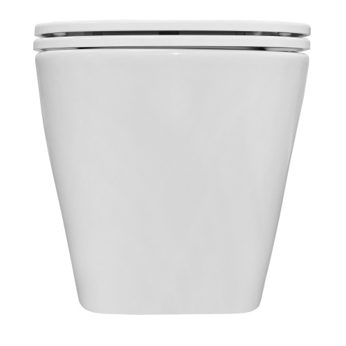 картинка Унитаз подвесной Azario Teramo 340х490х350 безободковый, слив "Торнадо", в комплекте с сидением микролифт (AZ-0052-UQ3) от магазина Сантехстрой