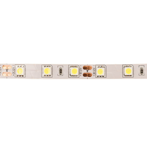 картинка LED лента 5м открытая,  10 мм,  IP23, SMD 5050, 60 LED/m,  12 V,  цвет свечения белый LAMPER от магазина Сантехстрой