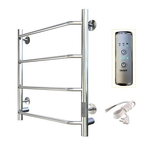 картинка Полотенцесушитель электрический ЛЦ 60х50 4 пер ТРАПЕЦИЯ унив (скрыт подкл, таймер,245Вт) ТРУГОР от магазина Сантехстрой