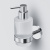 картинка A85A36900 X-Joy, Стеклянный диспенсер для жидкого мыла с настенным держателем от магазина Сантехстрой