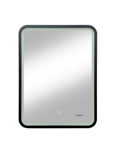 картинка Зеркало Reflection Happy с LED подсветкой, сенсором 600х800 от магазина Сантехстрой