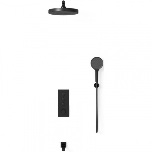 картинка Душевой комплект 300 мм Vincea Inspire VSFW-433TI2MB от магазина Сантехстрой