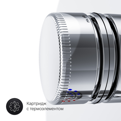 фото f50a75700_ххх inspire v2.0, touchreel смеситель для 1 потребителя с термостатом, монтируемый в стену