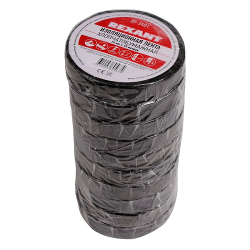 картинка Изолента х/б 18х0,35 мм (ролик 15 м/180 г) (1-ПОЛ) REXANT от магазина Сантехстрой