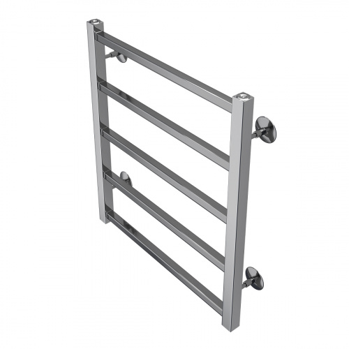 картинка Полотенцесушитель водяной AZARIO ANCONA 500/600 квадрат, 5 секций, нижнее/диагональное подключение, 1/2", хром (AZ75556) от магазина Сантехстрой