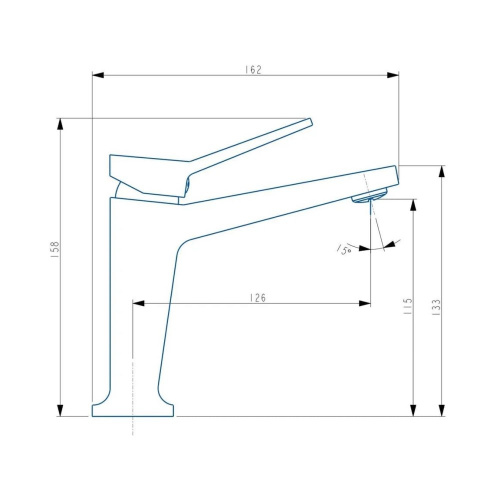 картинка Смеситель для раковины Haiba черный (HB10818-7) от магазина Сантехстрой