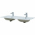 картинка Раковина Aquanet Flat 120 812-120D 254367 двойная Белая от магазина Сантехстрой
