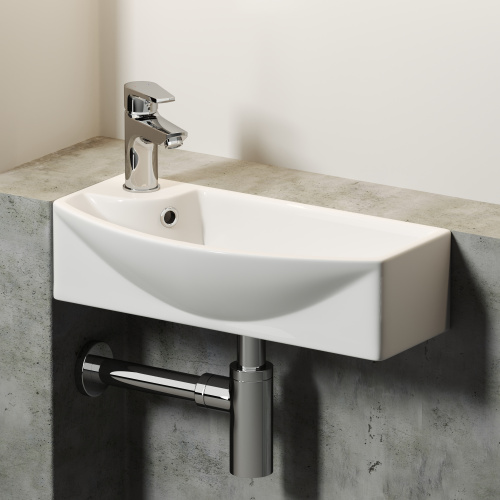 картинка Раковина Ceramica Nova Element 45 R CN6038R Белая от магазина Сантехстрой