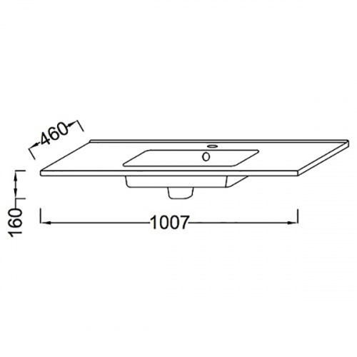 картинка Раковина Jacob Delafon Ola 100 EXUA112-00 Белая от магазина Сантехстрой